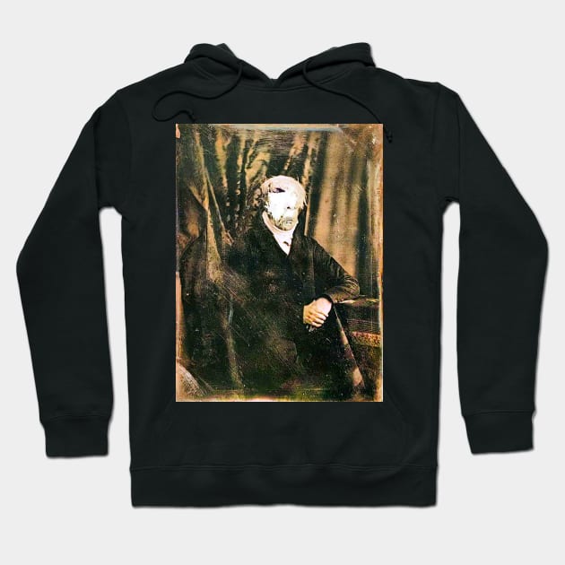 Creepy Old Photo Collage Hoodie by The Petty Details